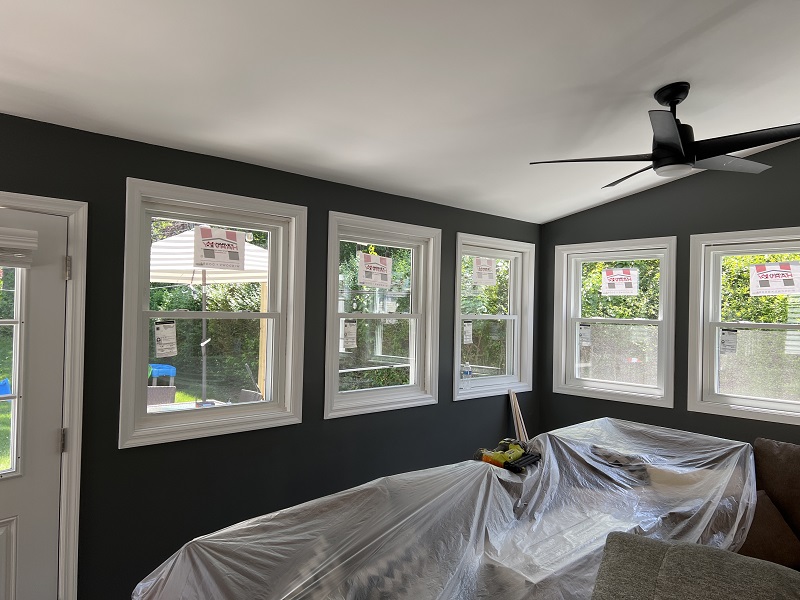 Install new Harvey Slimeline windows